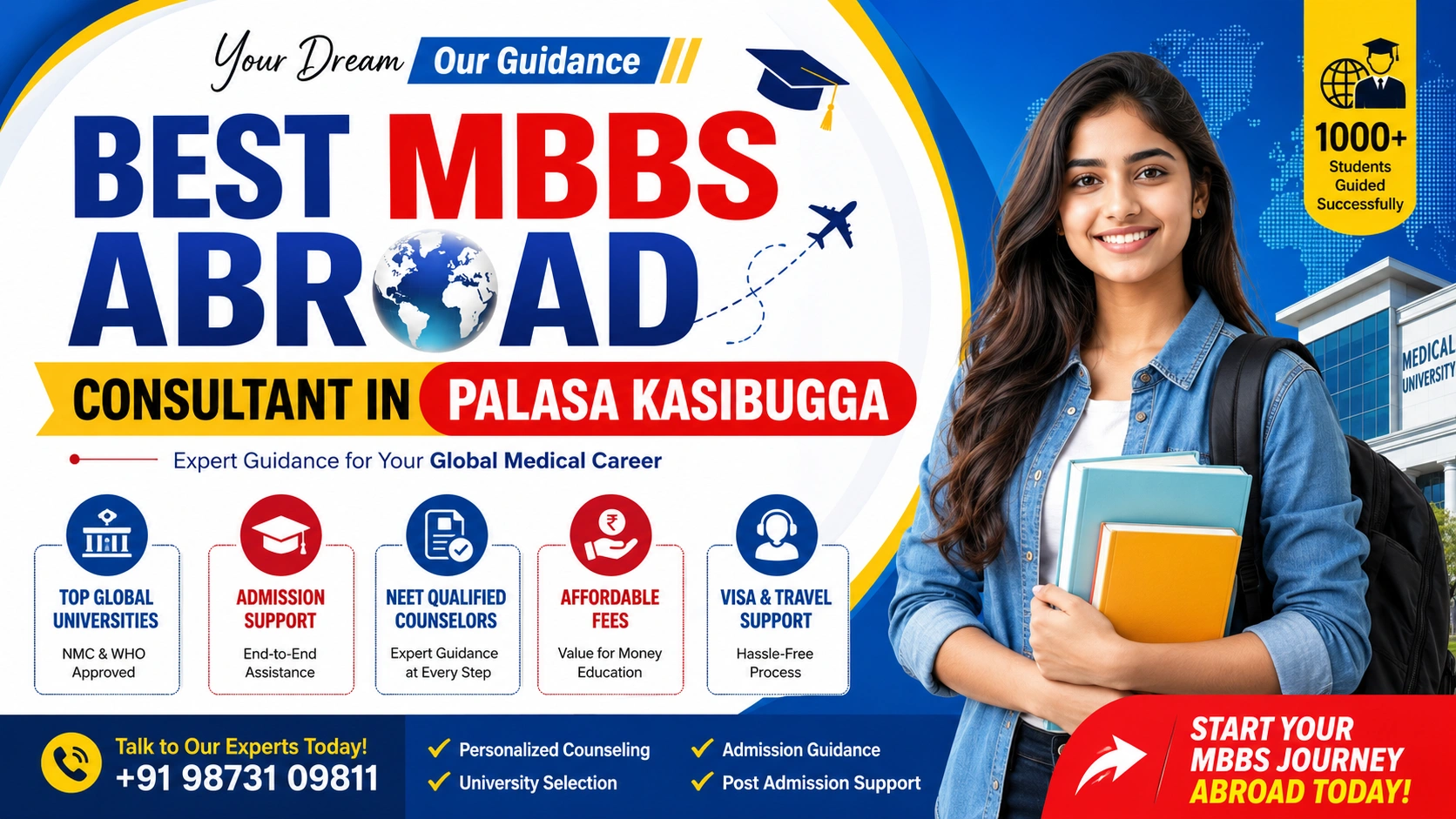Best MBBS Abroad Consultant in Palasa Kasibugga