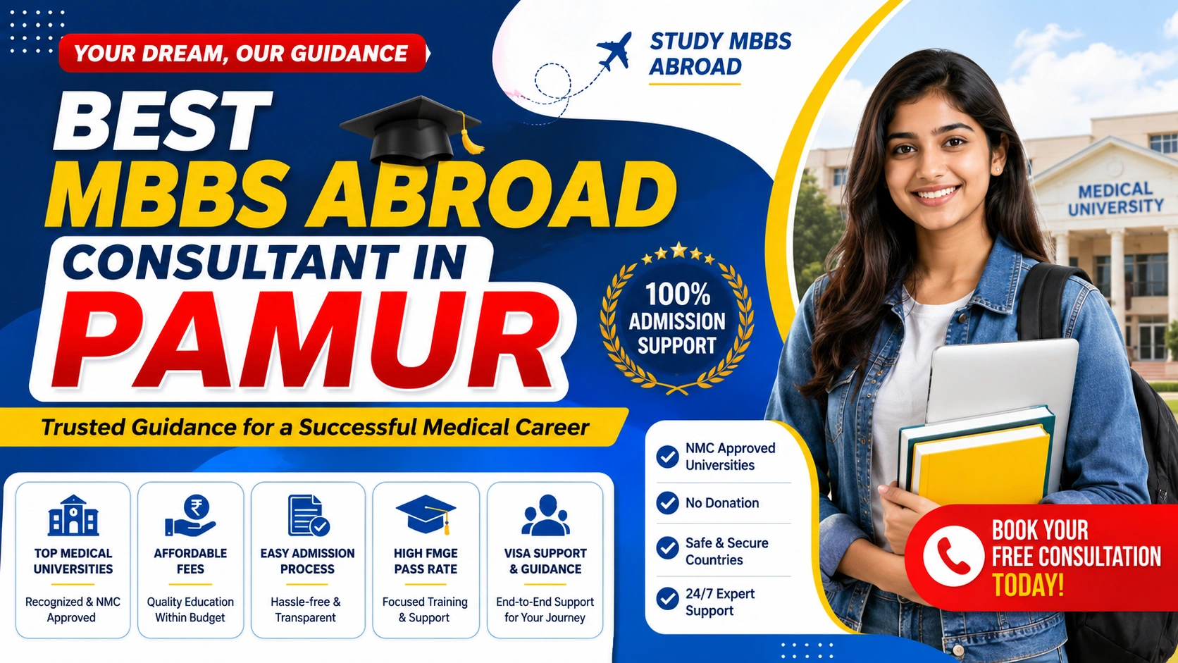 Best MBBS Abroad Consultant in Pamur