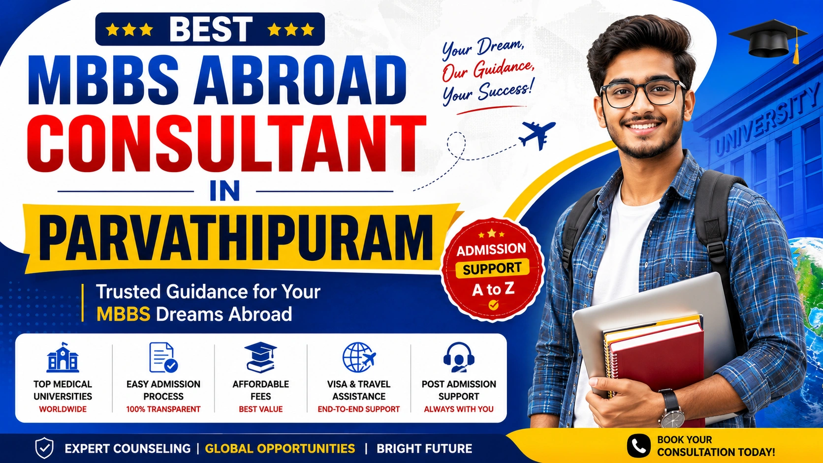 Best MBBS Abroad Consultant in Parvathipuram