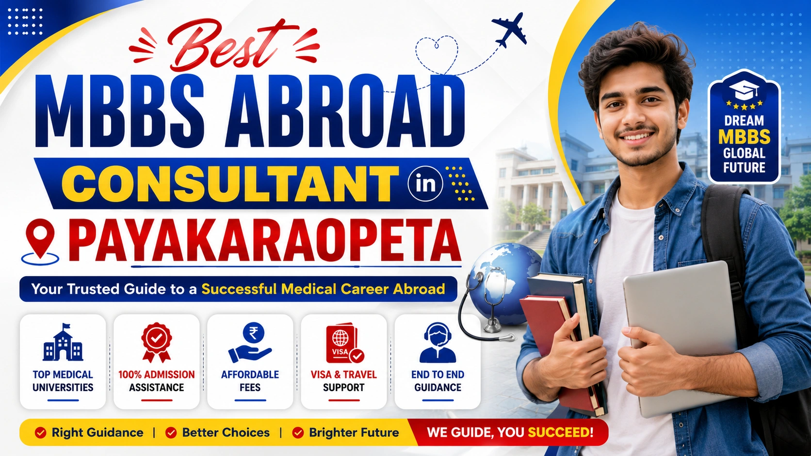 Best MBBS Abroad Consultant in Payakaraopeta