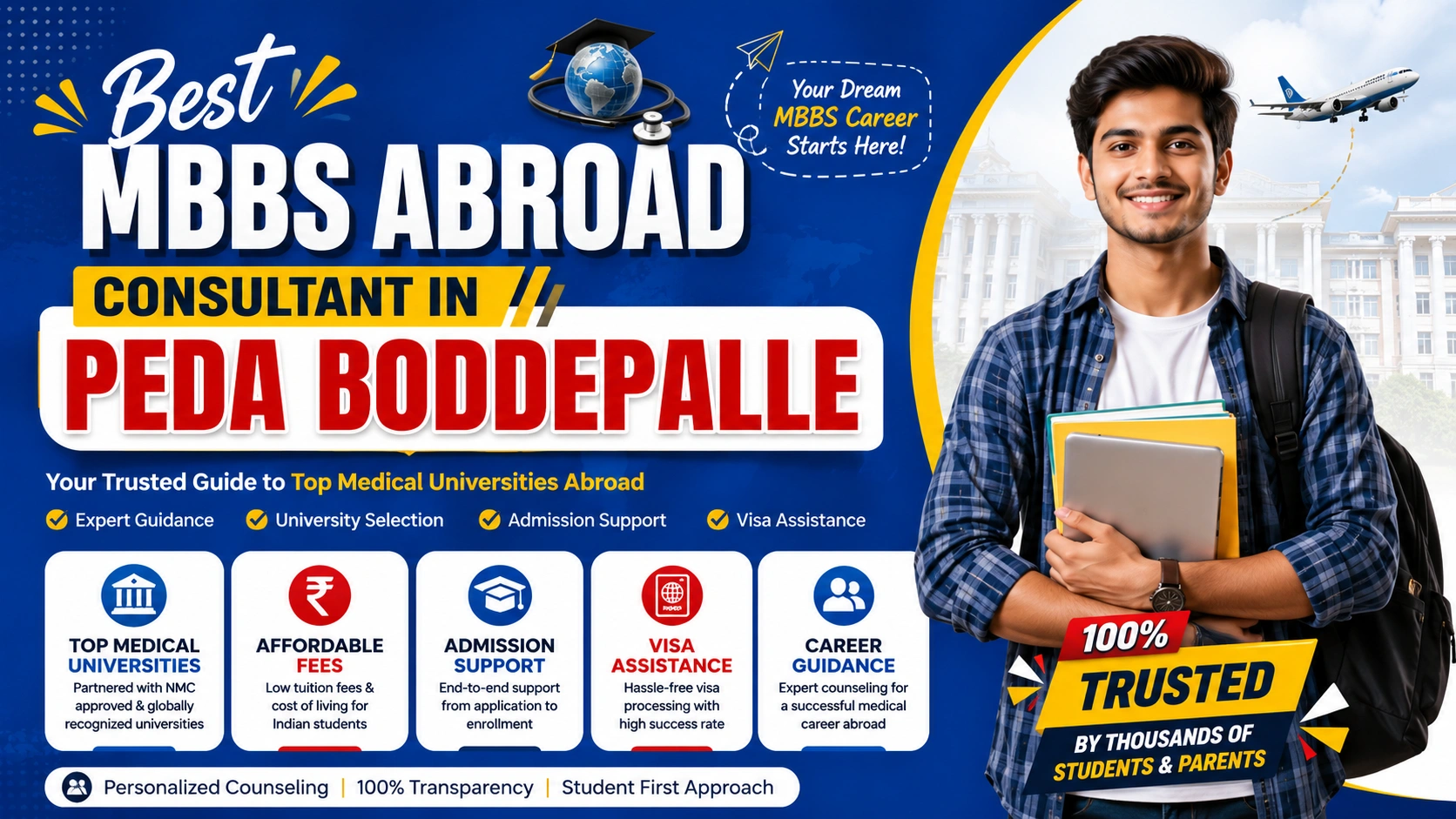Best MBBS Abroad Consultant in Peda Boddepalle