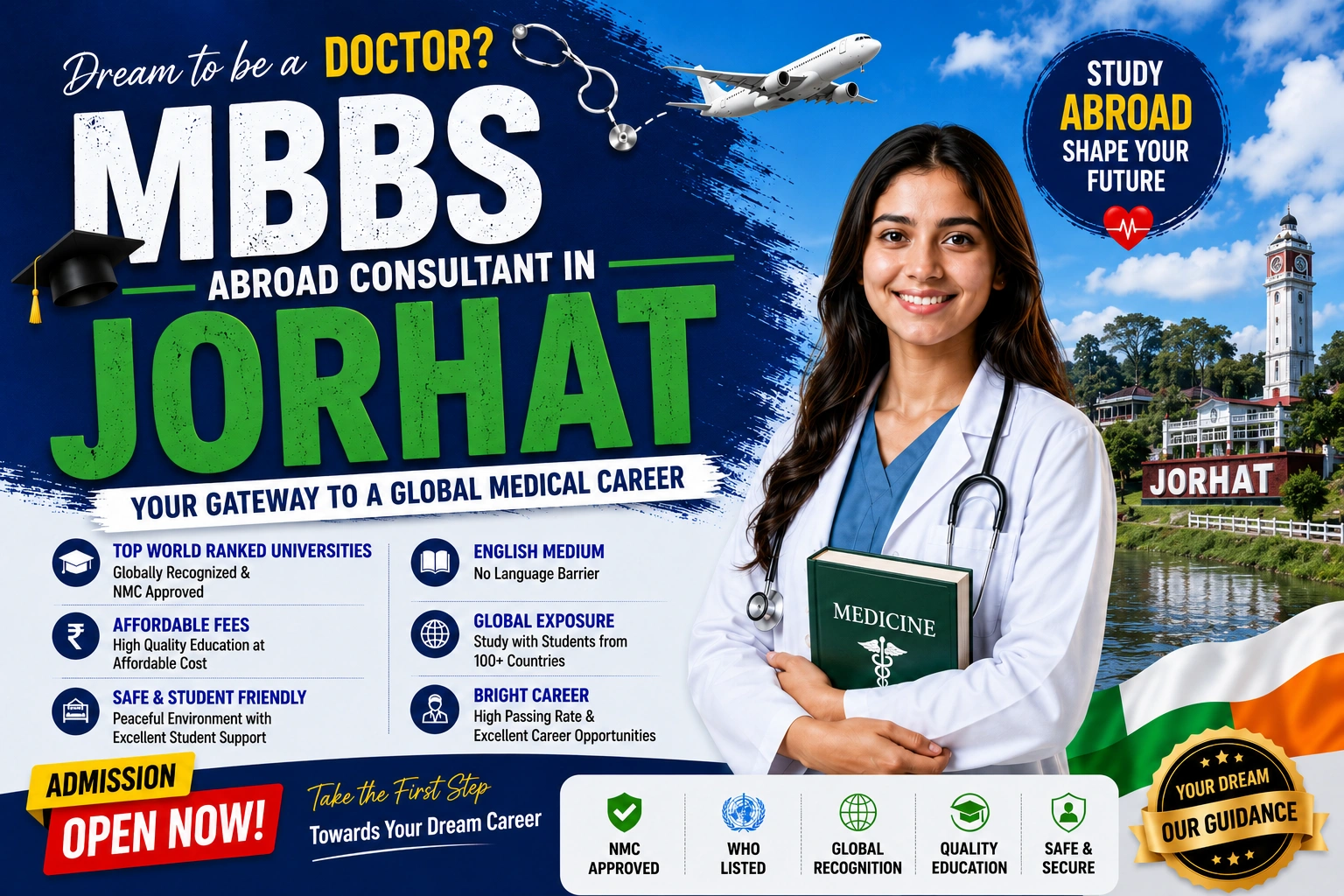 MBBS Abroad Consultant in Jorhat 