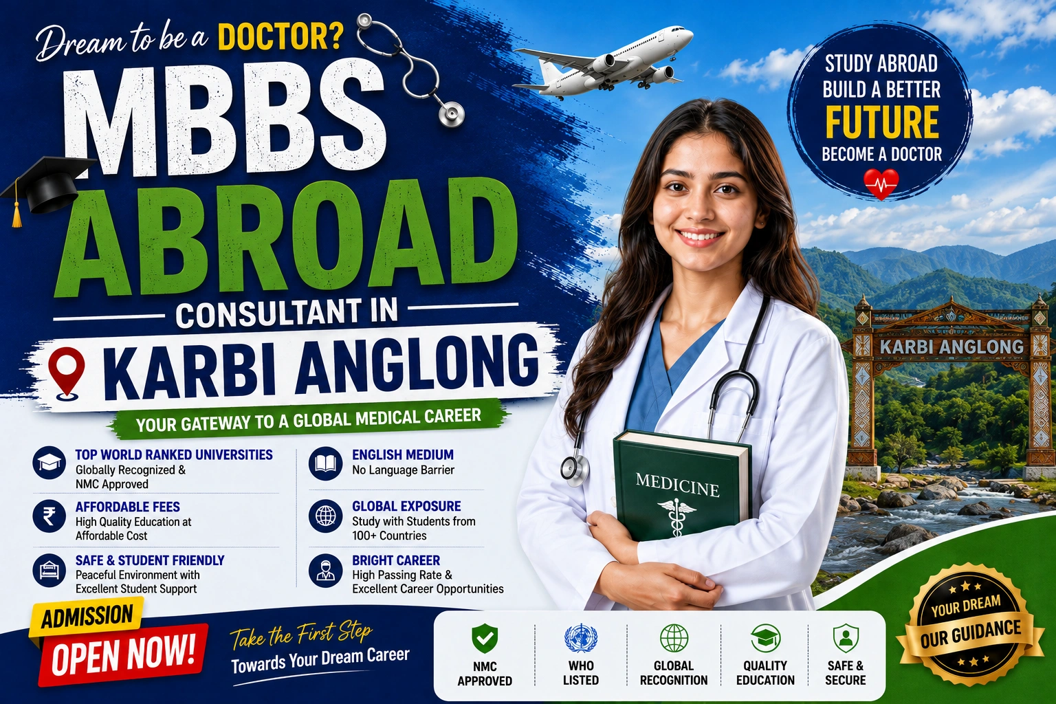 MBBS Abroad Consultant in Karbi Anglong
