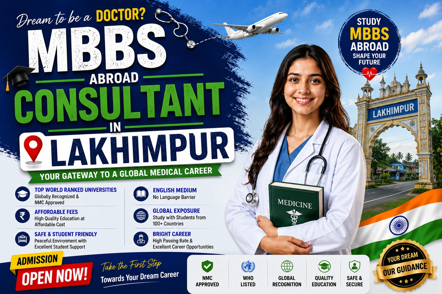 MBBS Abroad Consultant in Lakhimpur 