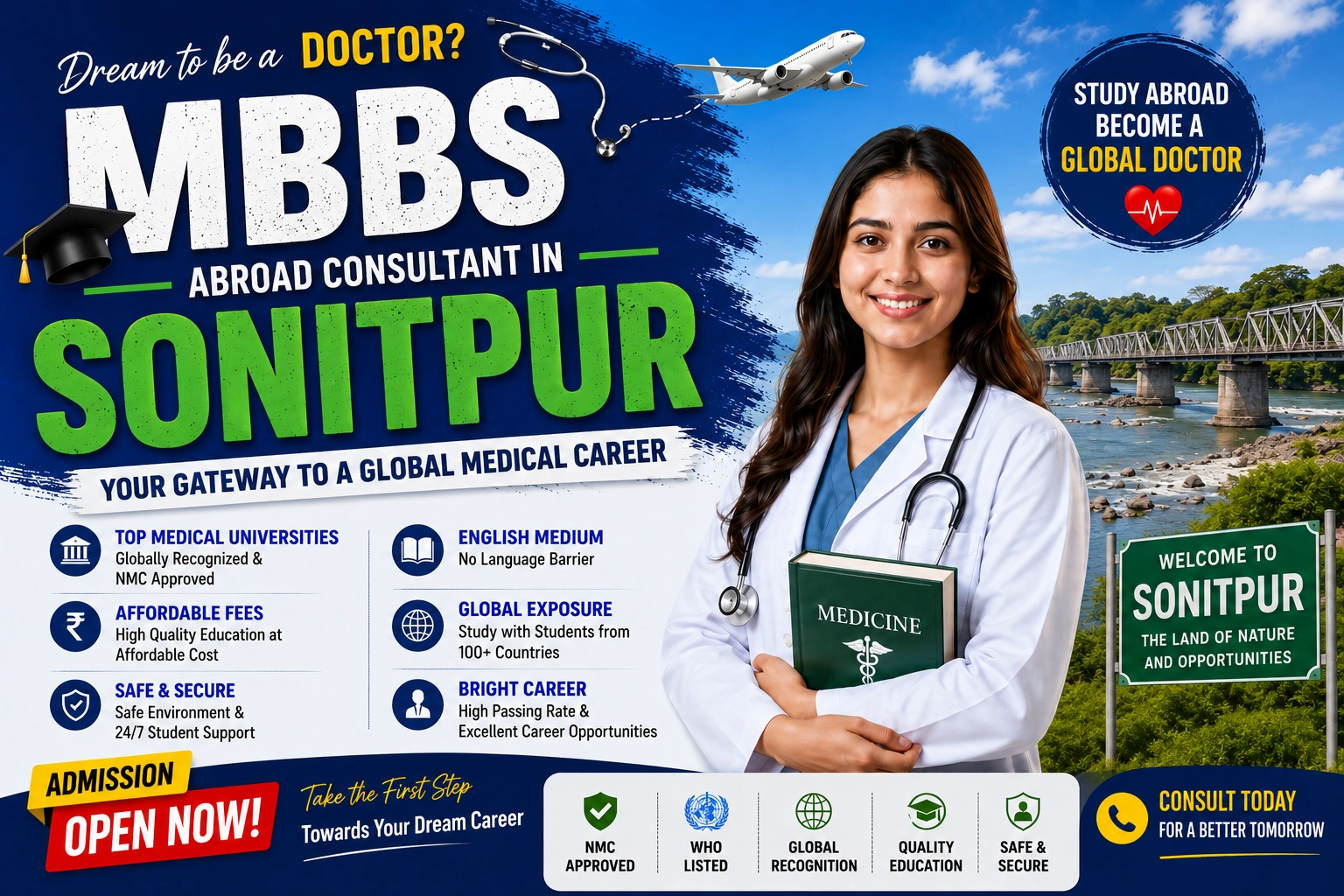 MBBS Abroad Consultant in Sonitpur