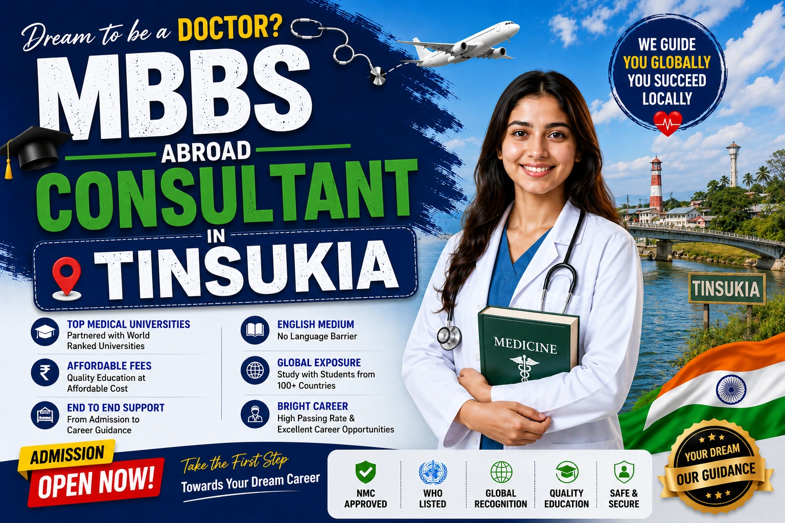 MBBS Abroad Consultant in Tinsukia