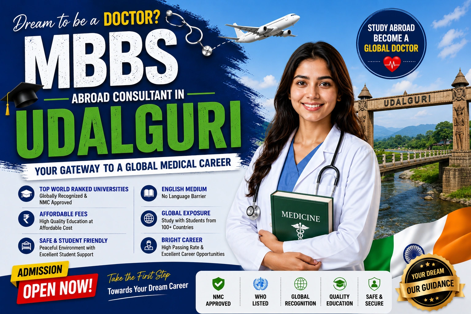 MBBS Abroad Consultant in Udalguri
