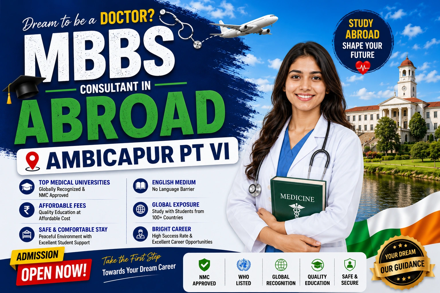 MBBS Abroad Consultant in Ambicapur Pt VI