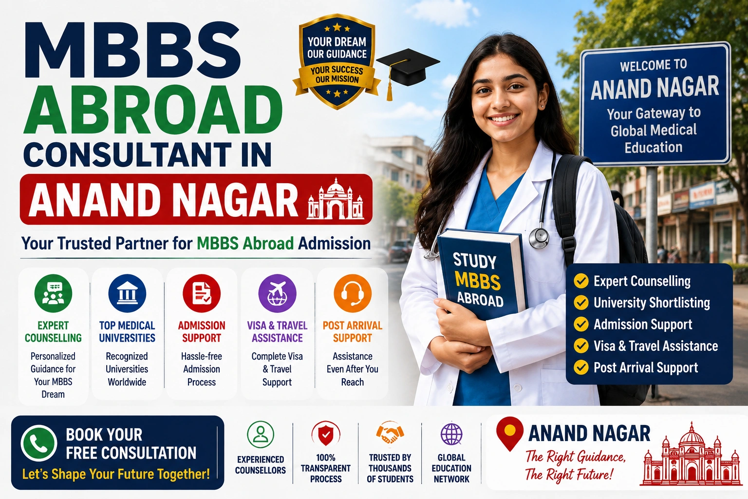 MBBS Abroad Consultant in Anand Nagar