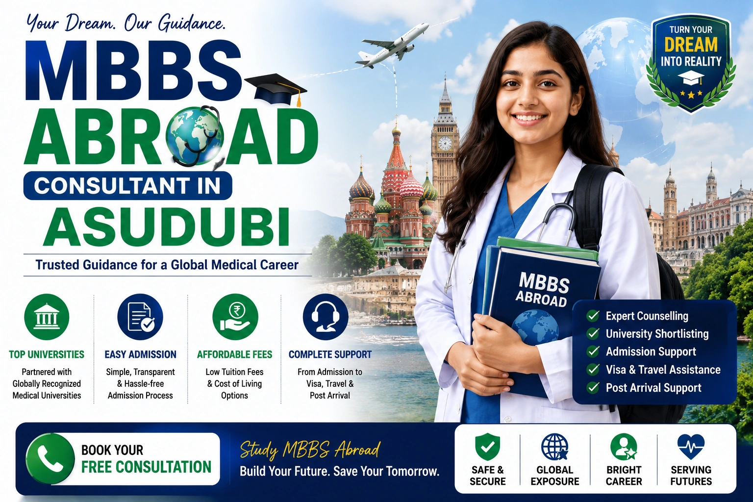 MBBS Abroad Consultant in Asudubi