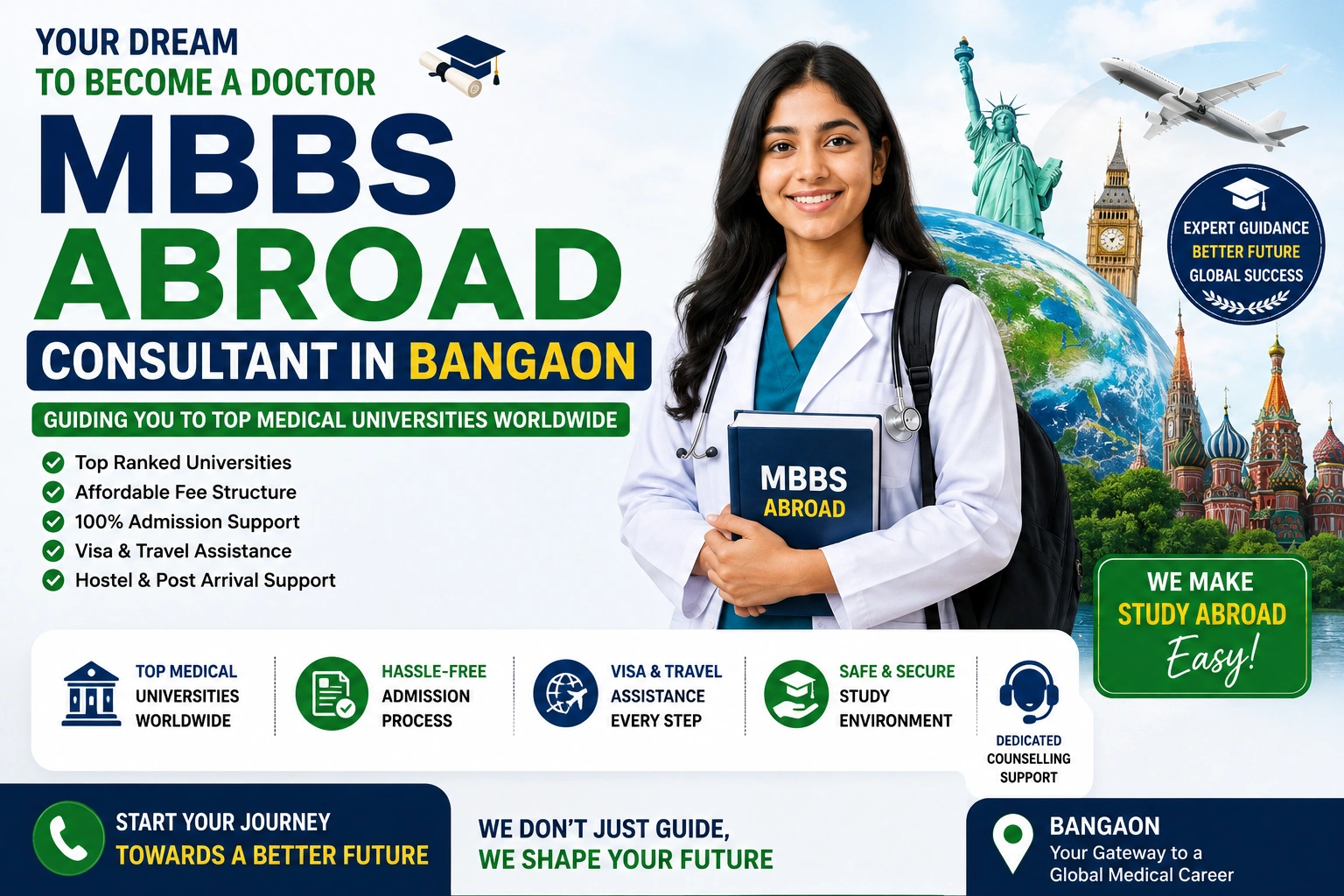 MBBS Abroad Consultant in Bangaon
