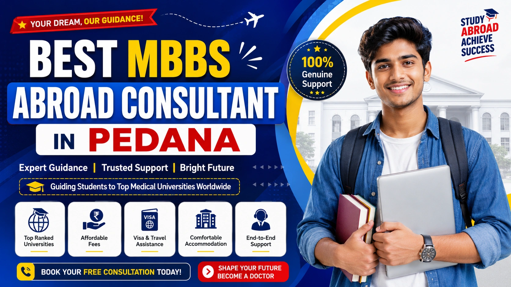 Best MBBS Abroad Consultant in Pedana