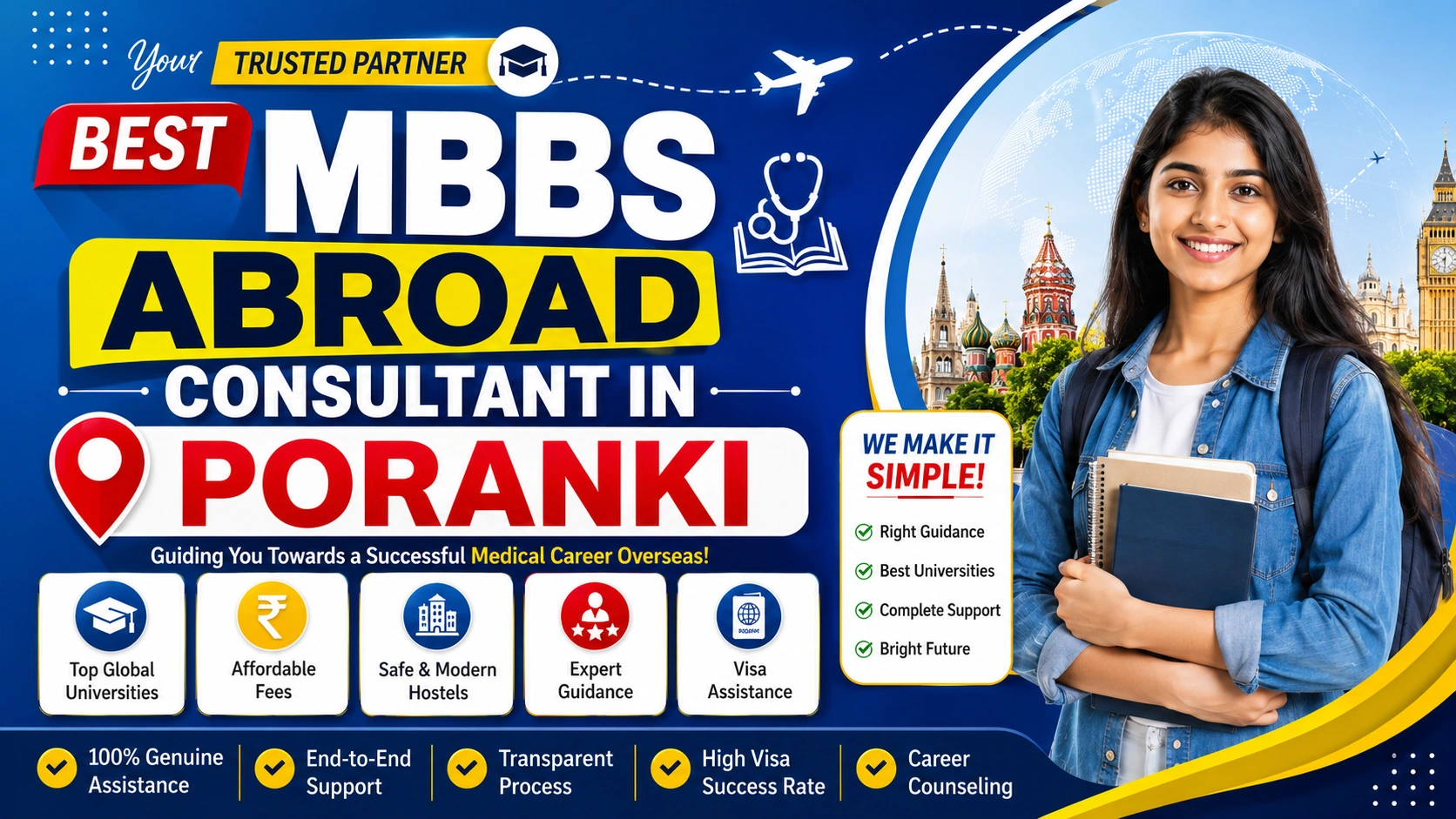 Best MBBS Abroad Consultant in Poranki