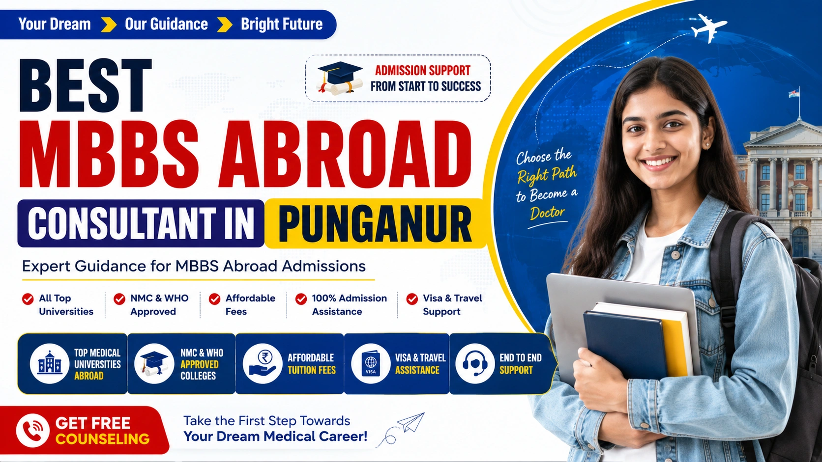 Best MBBS Abroad Consultant in Punganur