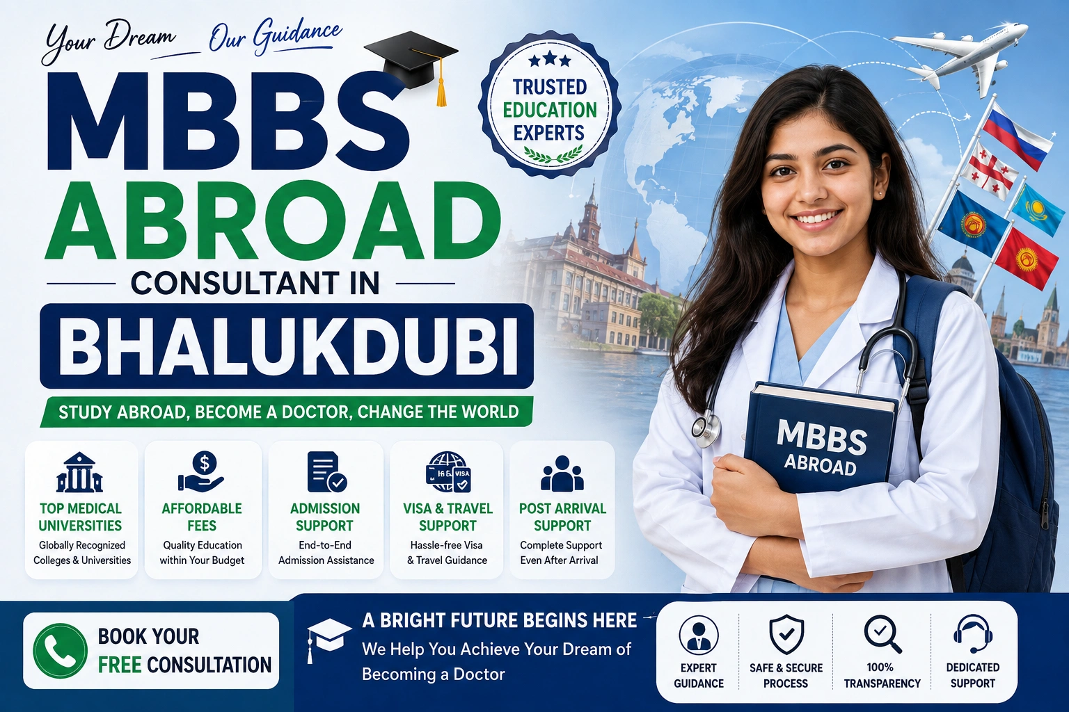 Best MBBS Abroad Consultant in Bhalukdubi