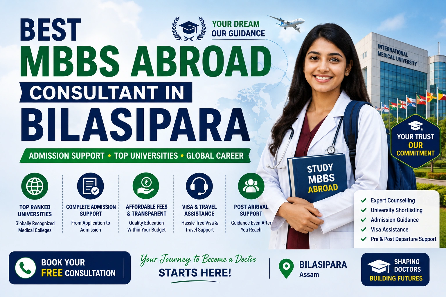 Best MBBS Abroad Consultant in Bilasipara