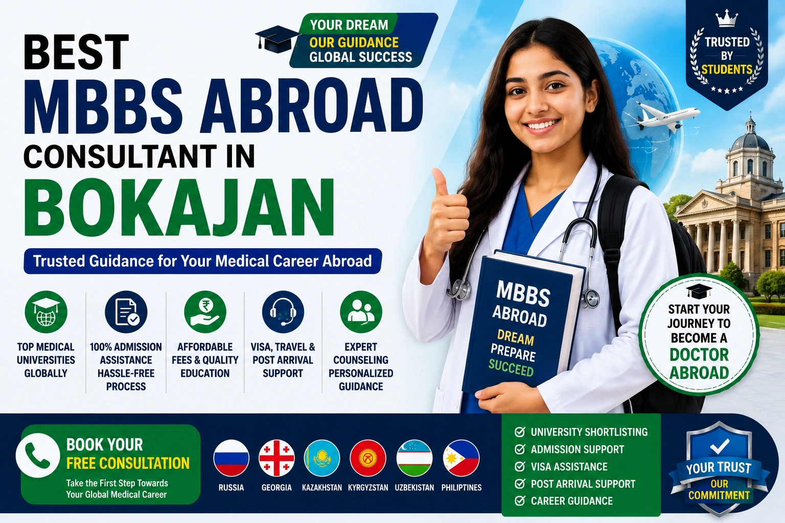 Best MBBS Abroad Consultant in Bokajan