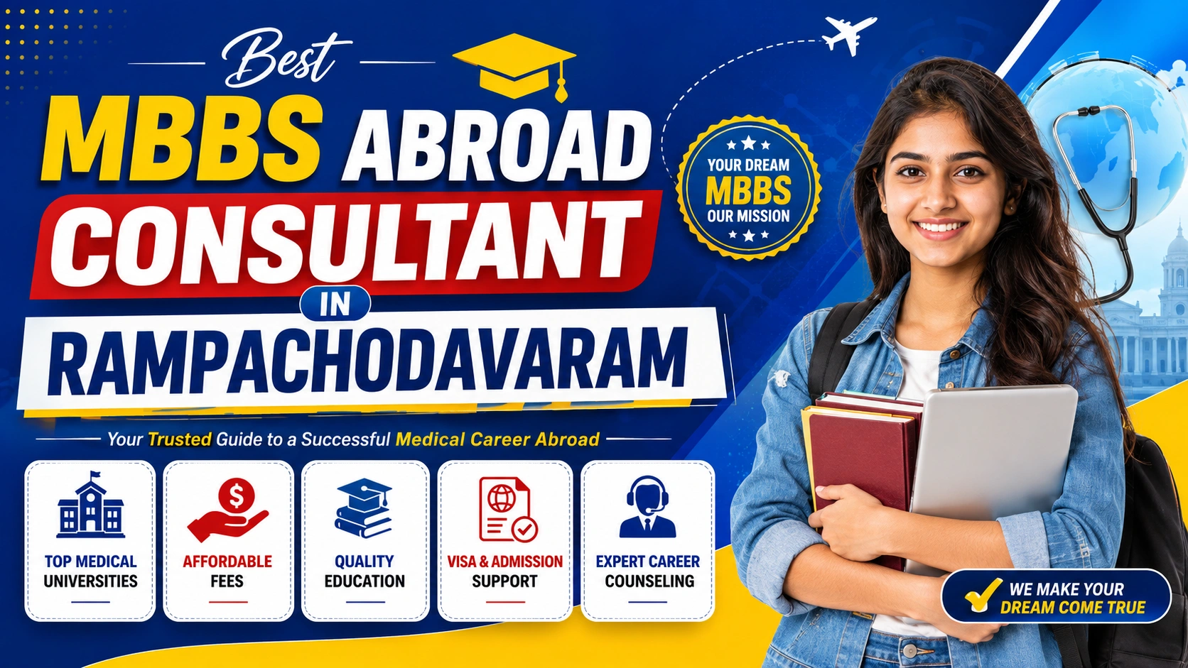 Best MBBS Abroad Consultant in Rampachodavaram