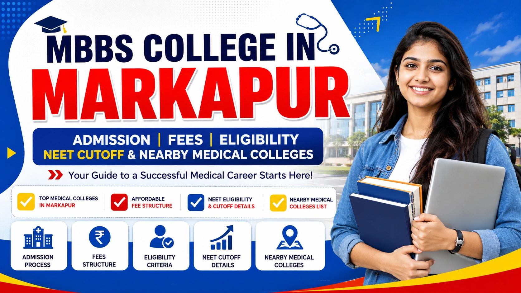 MBBS College in Markapur: Admission, Fees, Eligibility, NEET Cutoff & Nearby Medical Colleges
