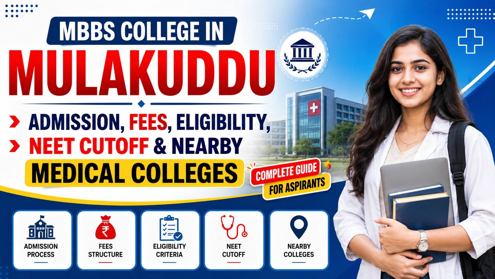 MBBS College in Mulakuddu: Admission, Fees, Eligibility, NEET Cutoff & Nearby Medical Colleges