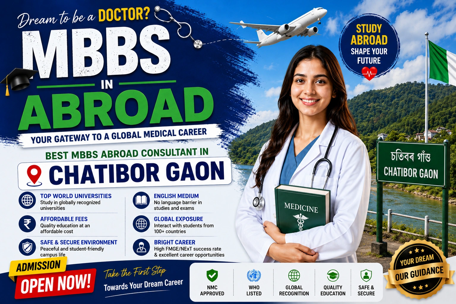 Best MBBS Abroad Consultant in Chatibor Gaon