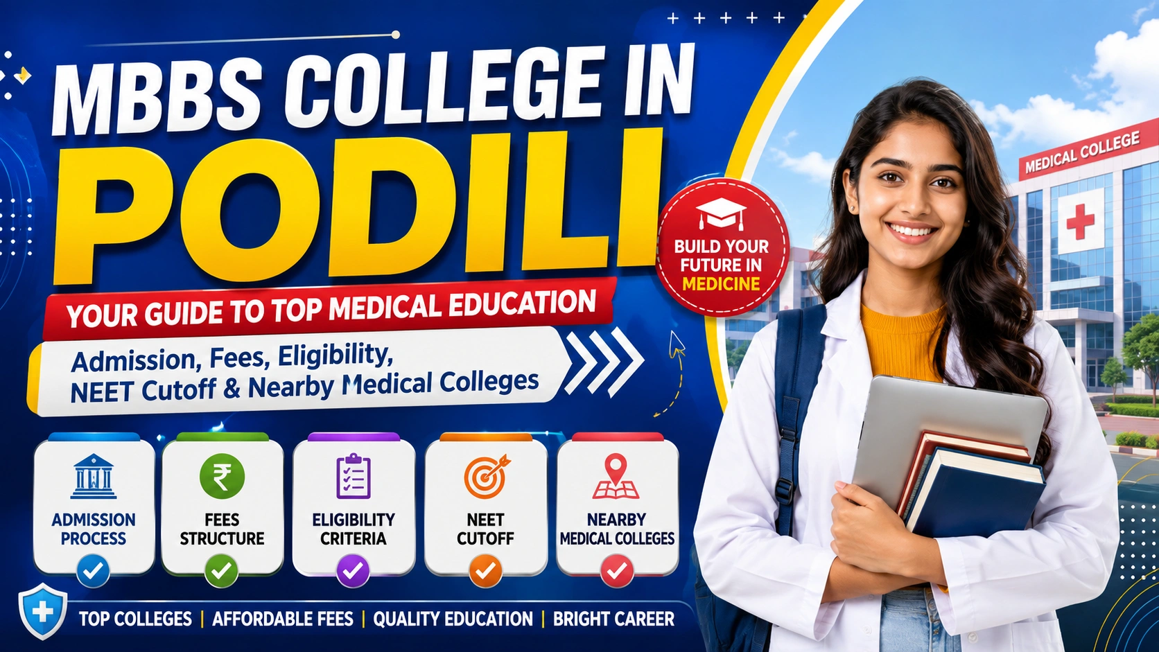 MBBS College in Podili: Admission, Fees, Eligibility, NEET Cutoff & Nearby Medical Colleges