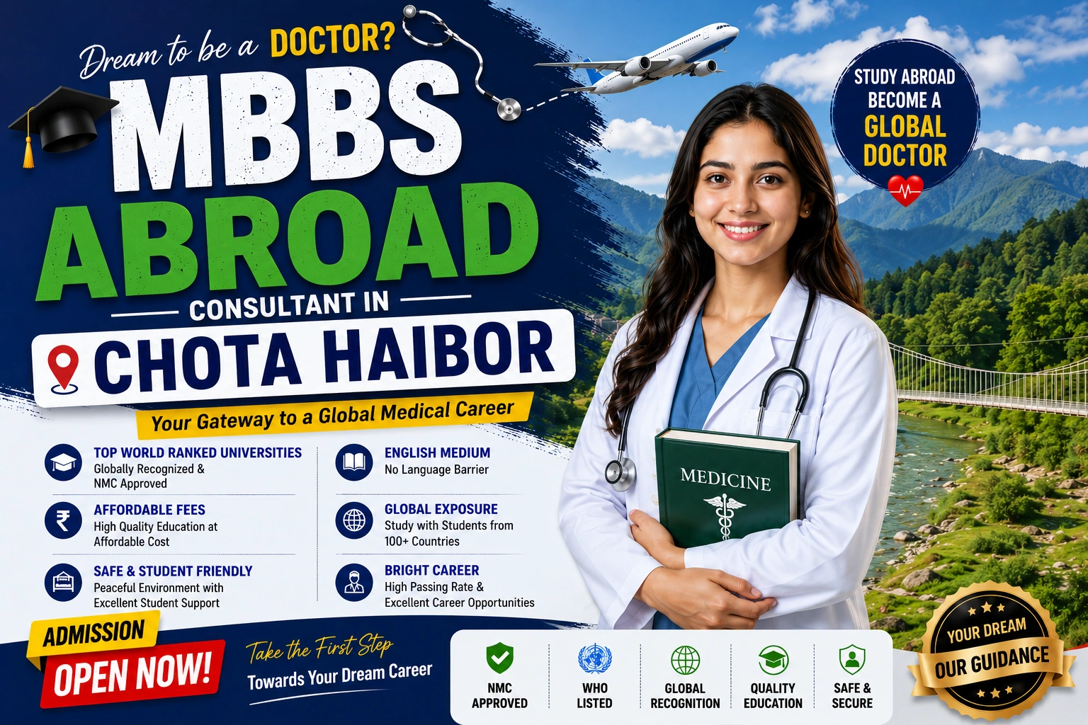 Best MBBS Abroad Consultant in Chota Haibor