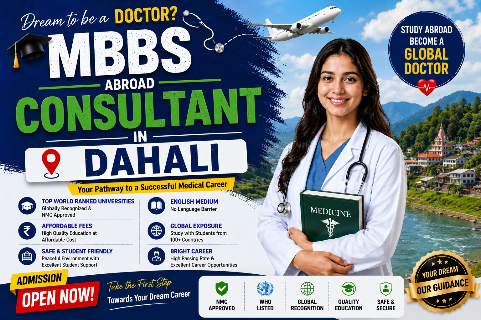 Best MBBS Abroad Consultant in Dahali 