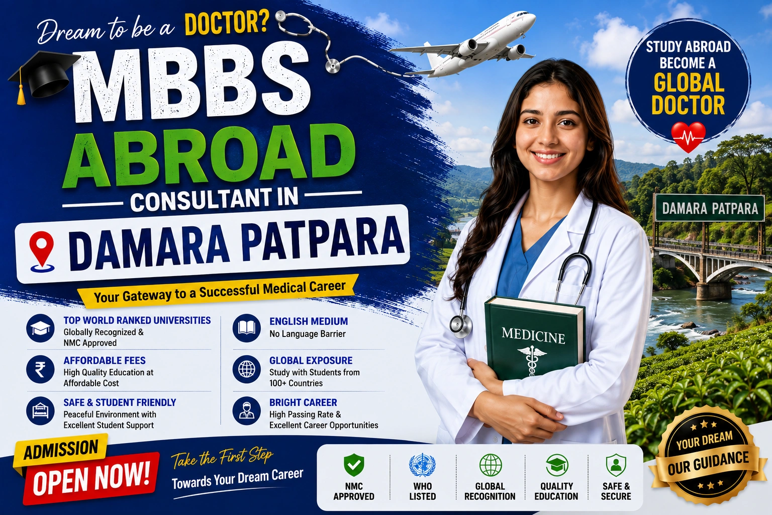 Best MBBS Abroad Consultant in Damara Patpara 