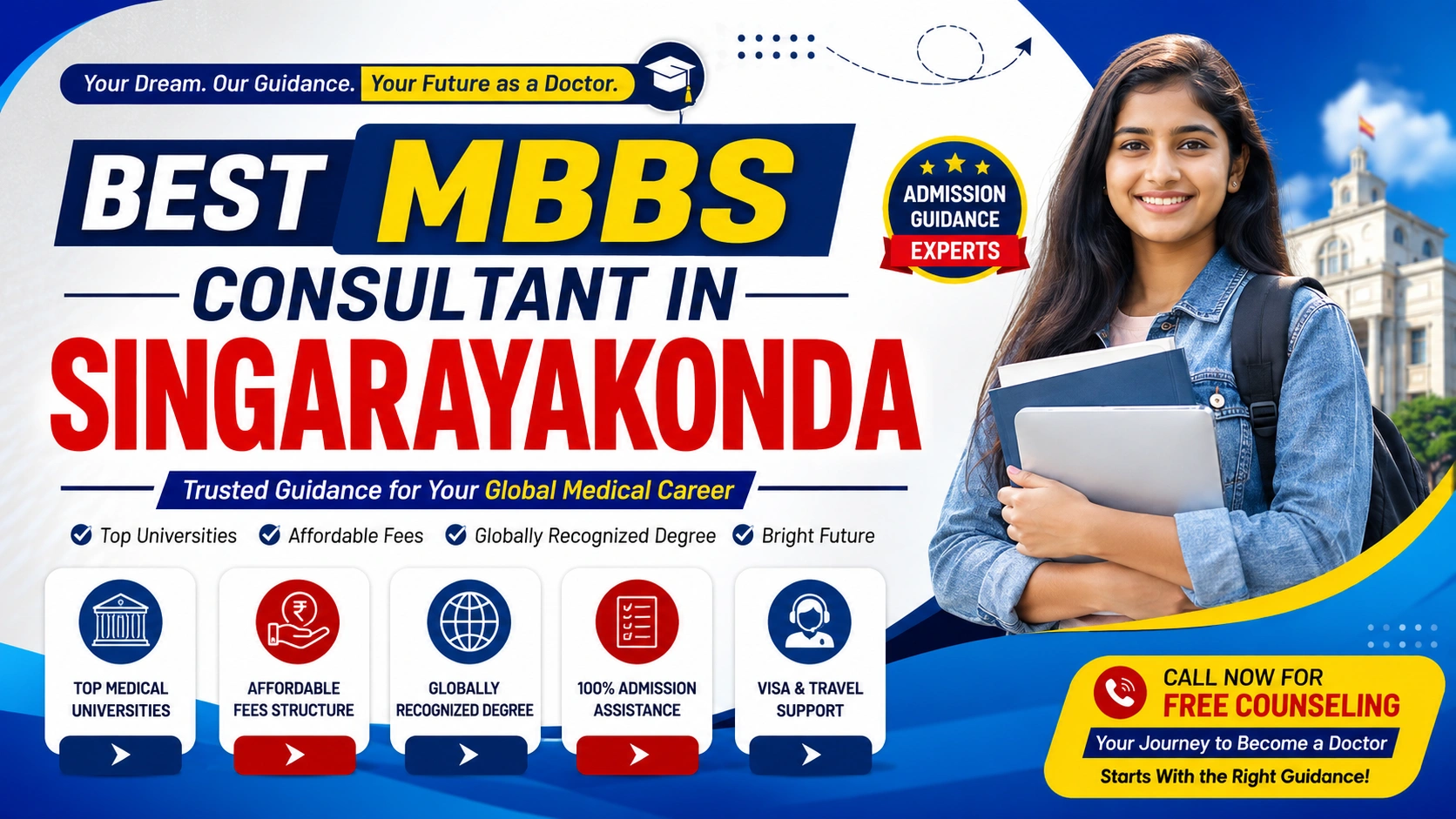 Best MBBS Abroad Consultant in Singarayakonda