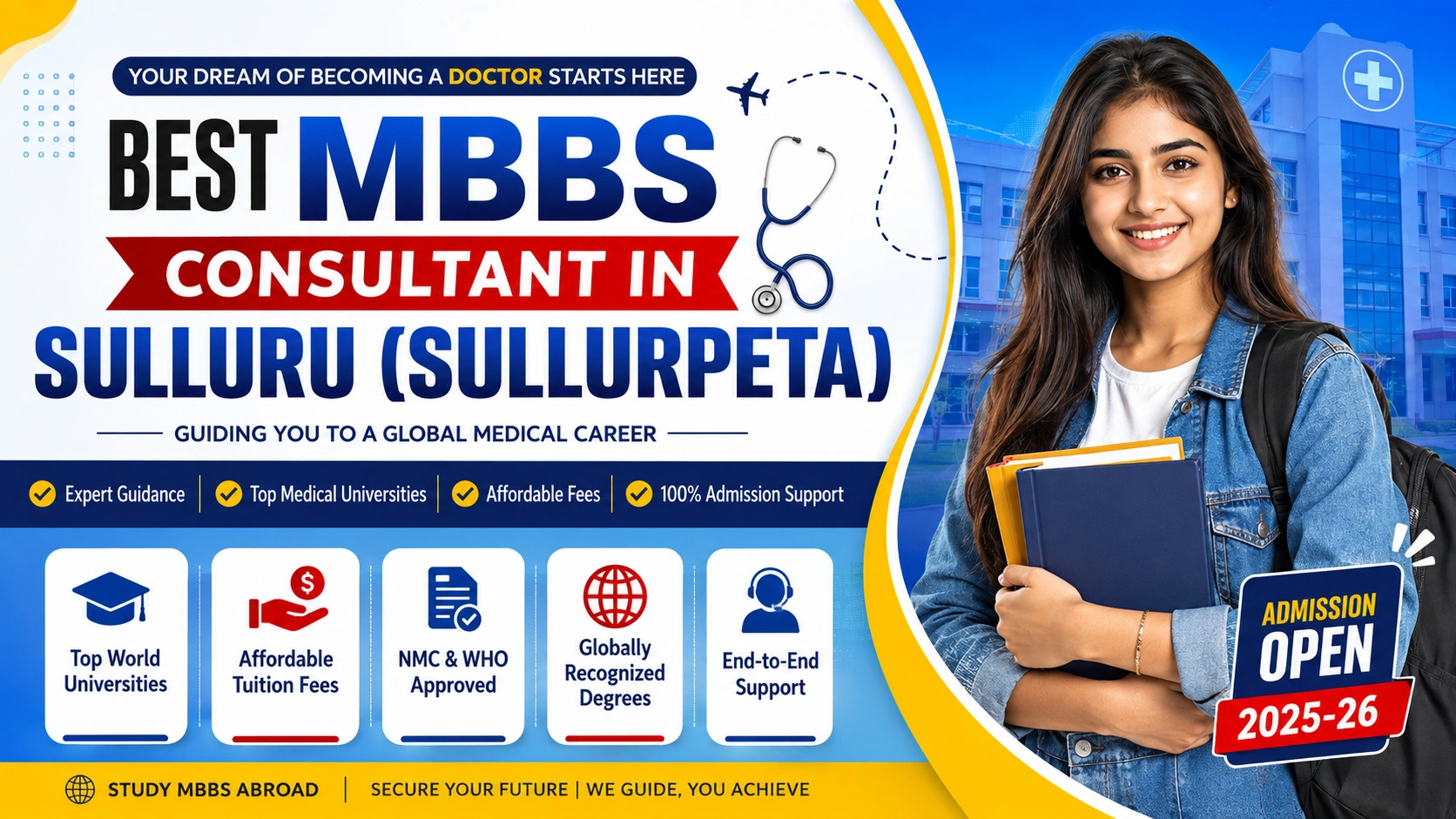 Best MBBS Abroad Consultant in Sulluru (Sullurpeta)