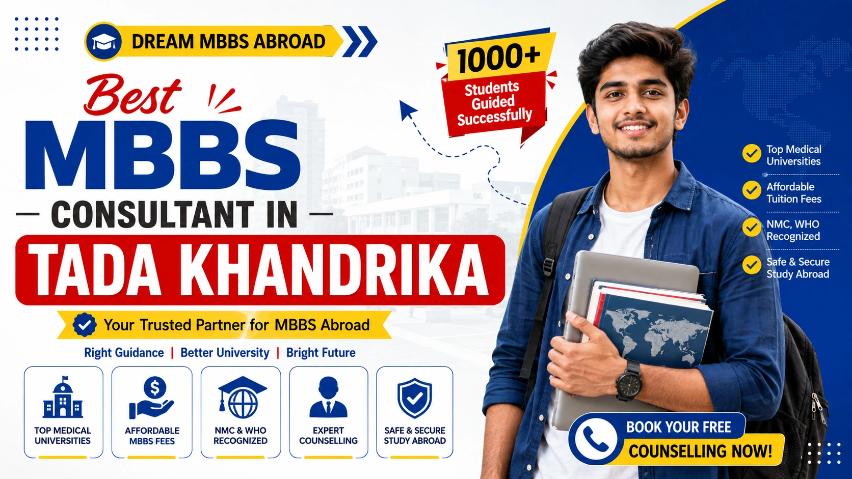 MBBS Abroad Consultants in Tada Khandrika