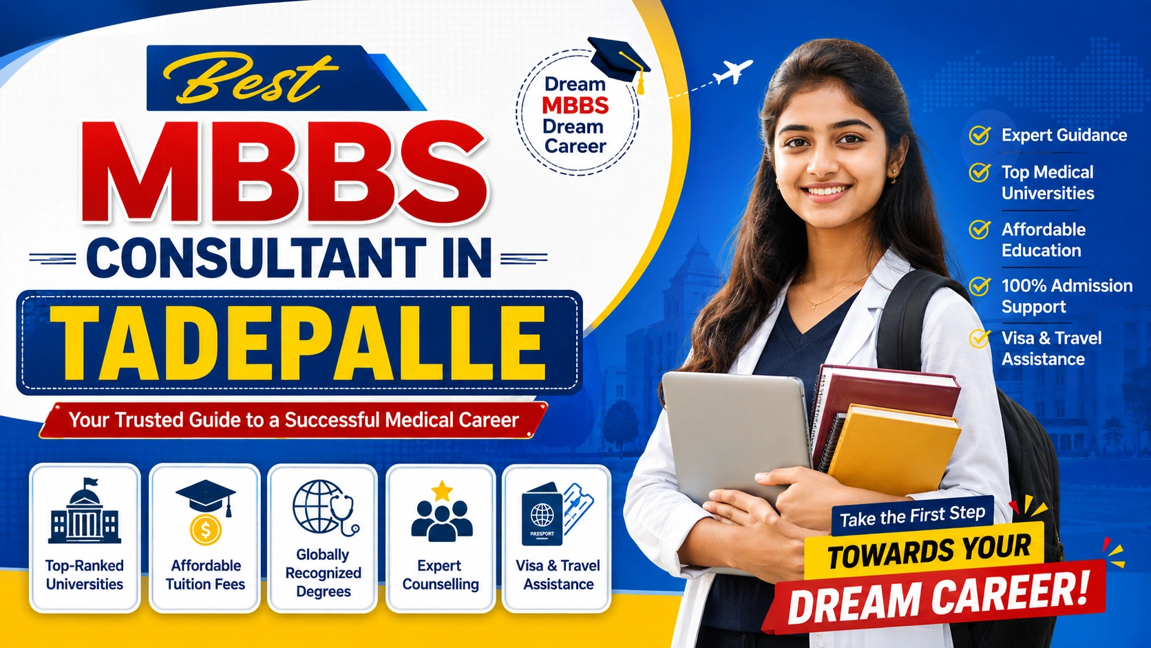 Best MBBS Abroad Consultant in Tadepalle