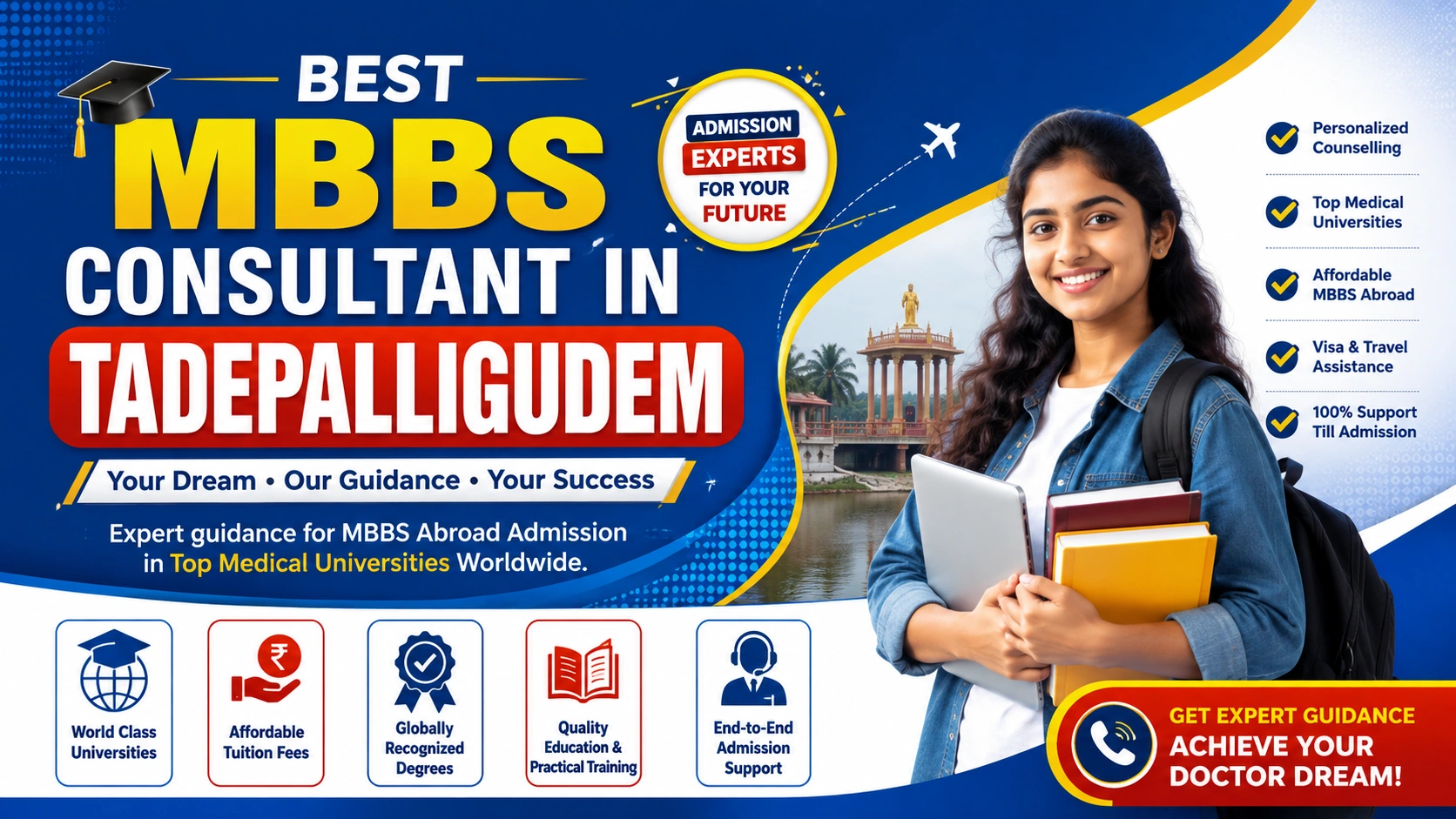 Best MBBS Abroad Consultant in Tadepalligudem