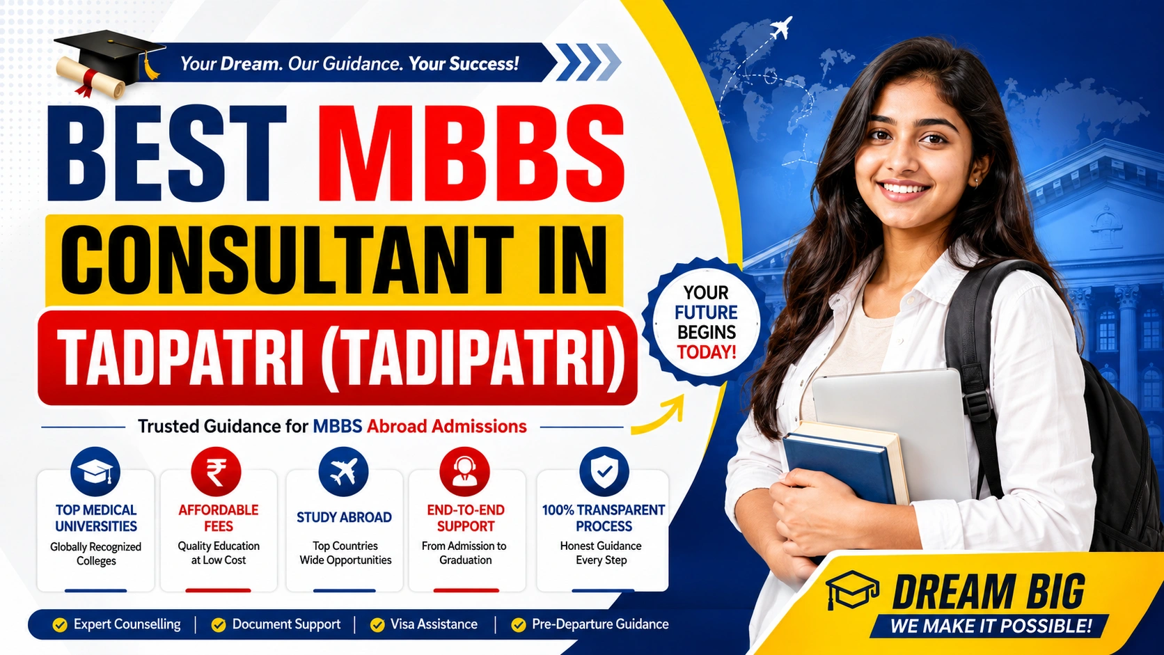 MBBS Abroad Consultant in Tadpatri (Tadipatri)