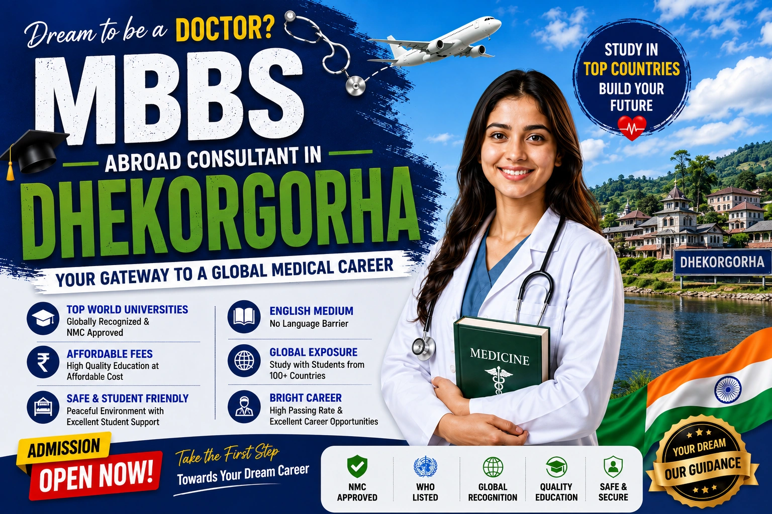 Best MBBS Abroad Consultant in Dhekorgorha 
