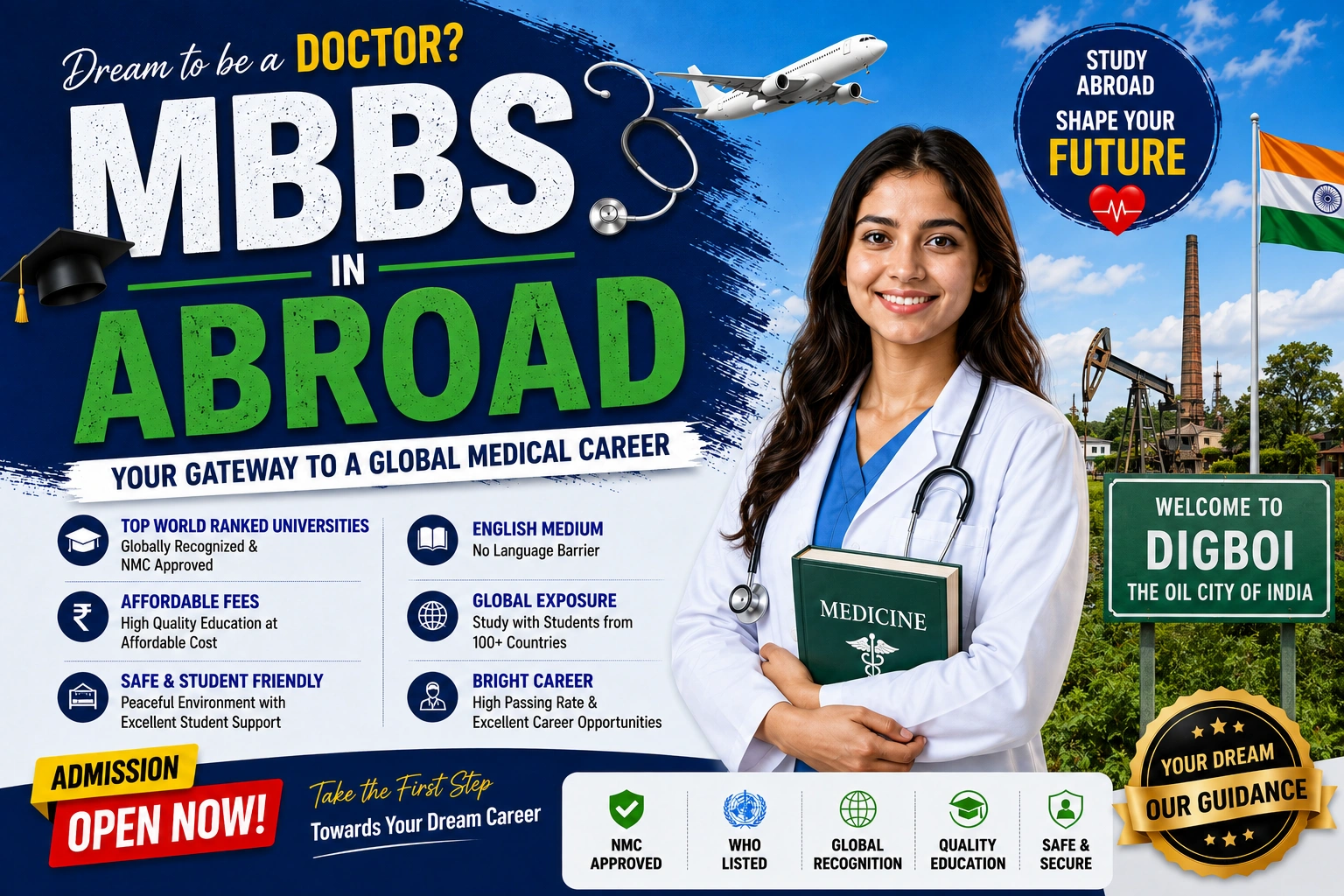 Best MBBS Abroad Consultant in Digboi