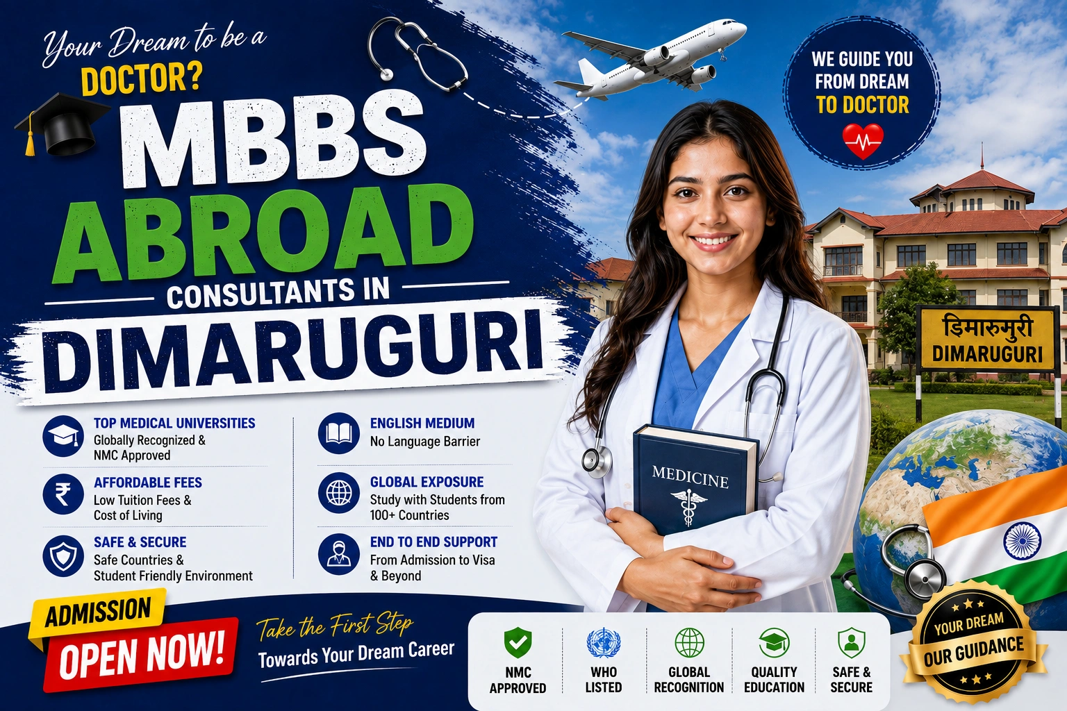 Best MBBS Abroad Consultants in Dimaruguri