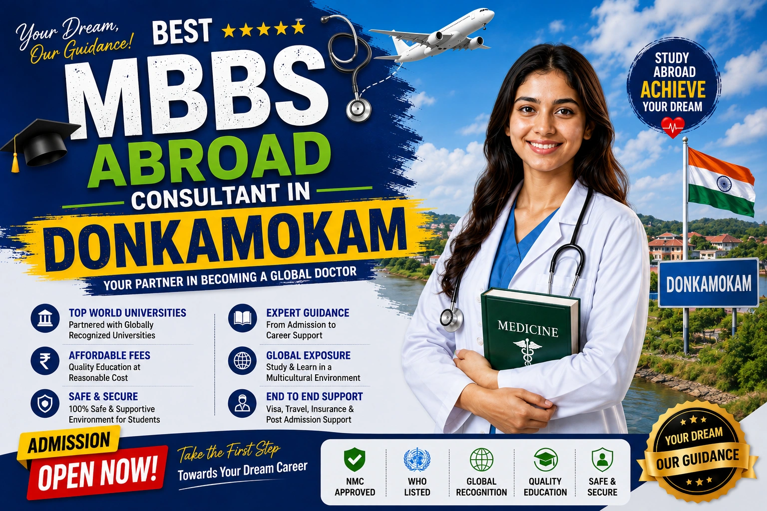 Best MBBS Abroad Consultant in Donkamokam