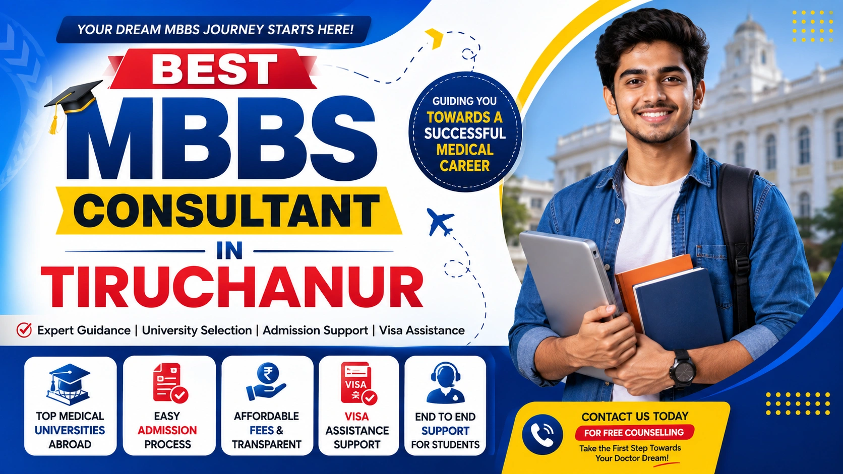 Best MBBS Abroad Consultant in Tiruchanur
