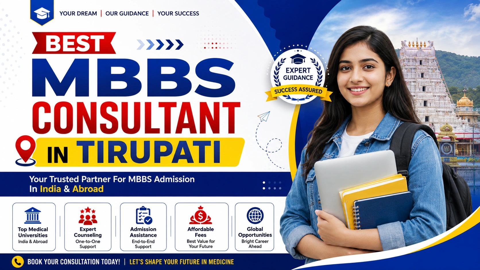 MBBS Abroad Consultant in Tirupati