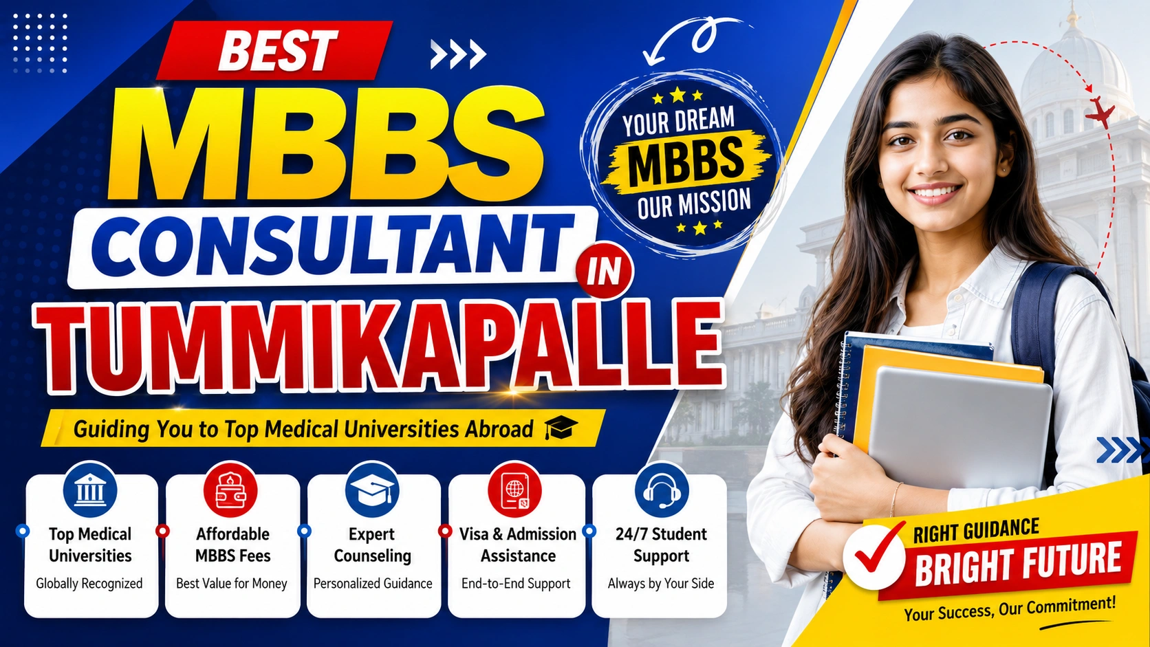 Best MBBS Abroad Consultant in Tummikapalle