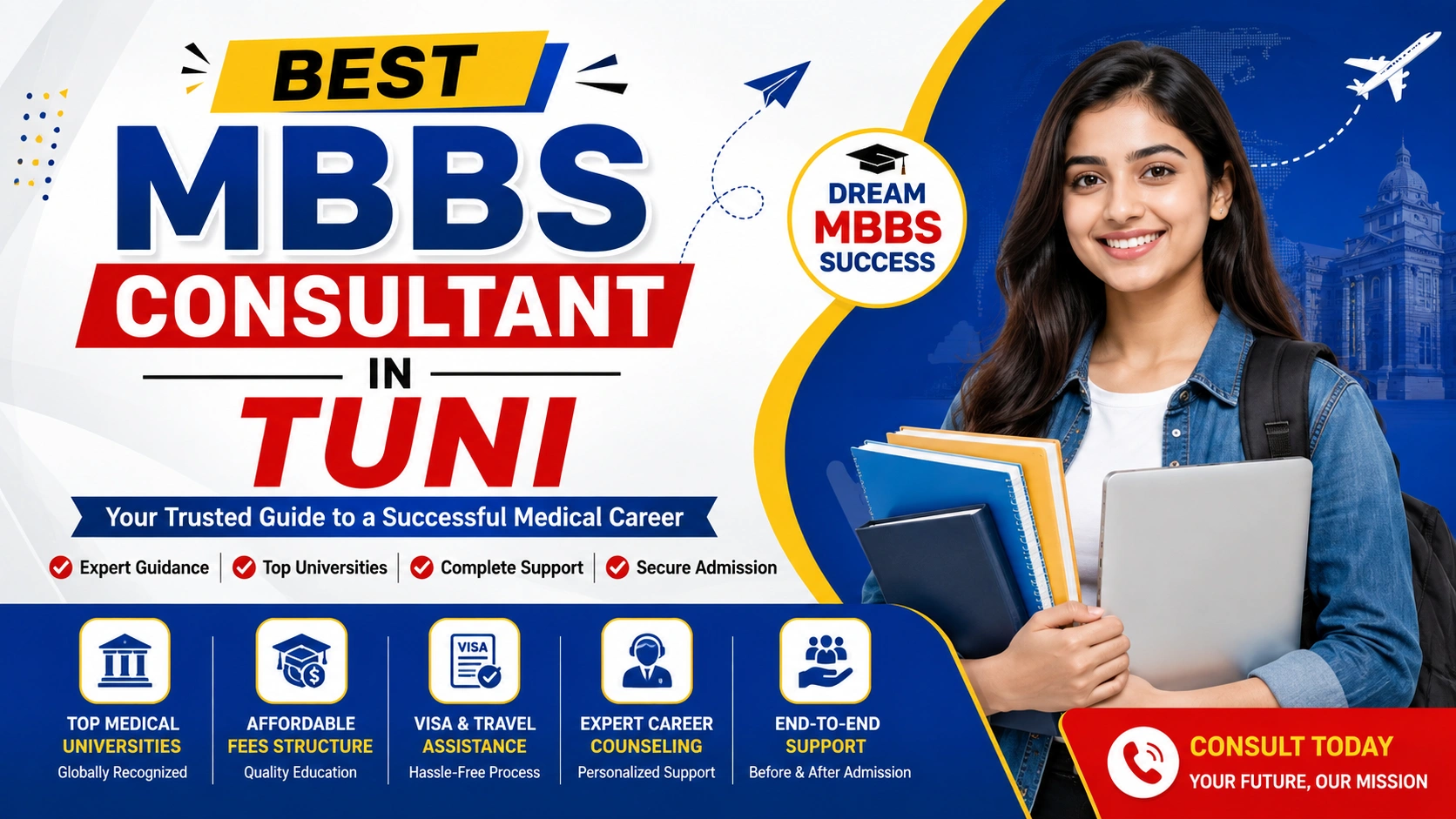 Best MBBS Abroad Consultant in Tuni