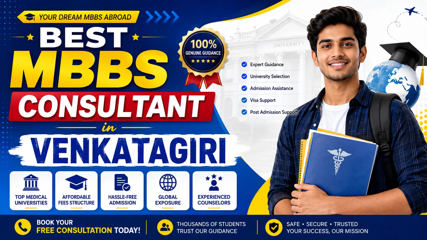 Best MBBS Abroad Consultant in Venkatagiri