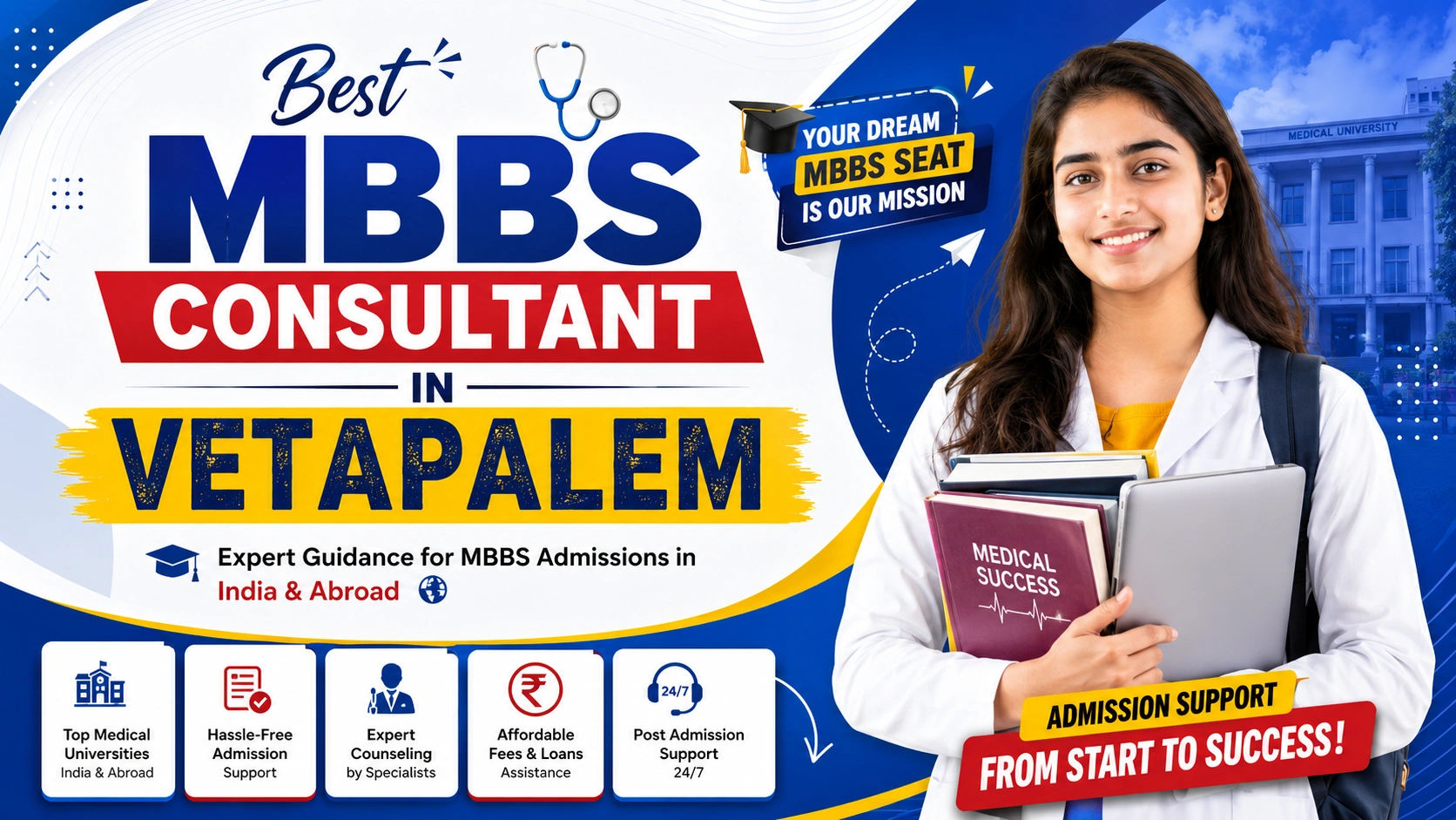 Best MBBS Abroad Consultant in Vetapalem