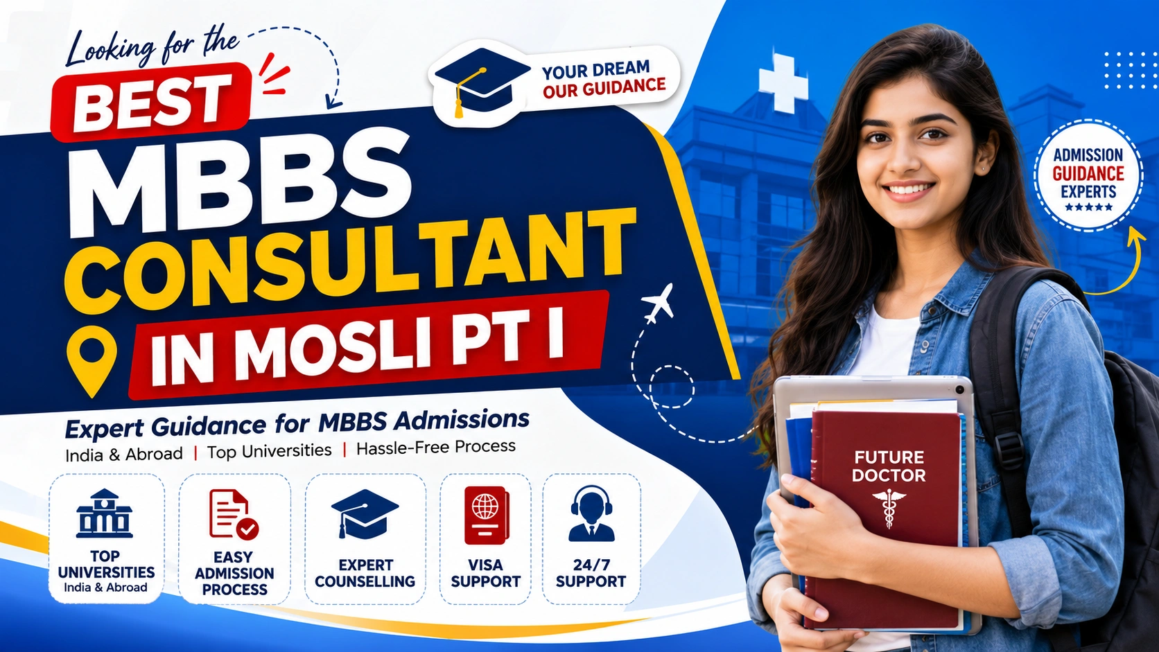Best MBBS Abroad Consultant in Mosli Pt I