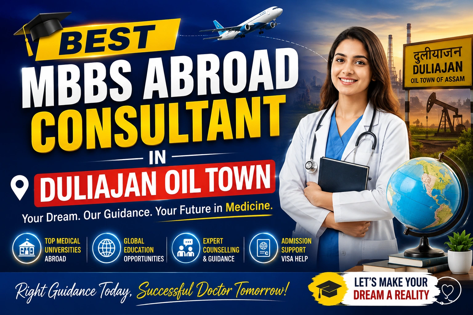 Best MBBS Abroad Consultant in Duliajan Oil Town