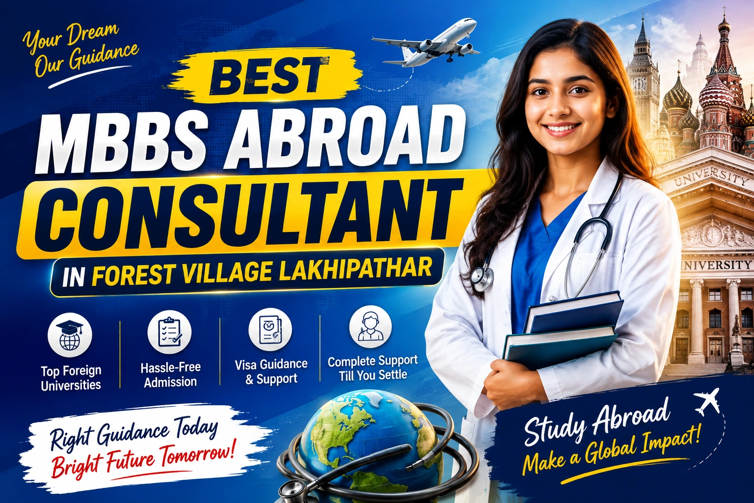 Best MBBS Abroad Consultant in Forest Village Lakhipathar