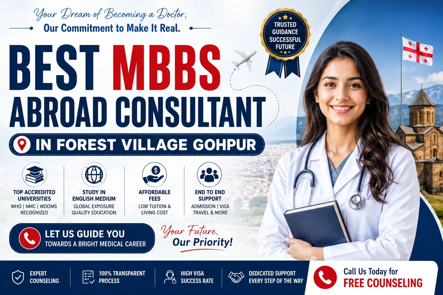 Best MBBS Abroad Consultant in Forest Village Gohpur 