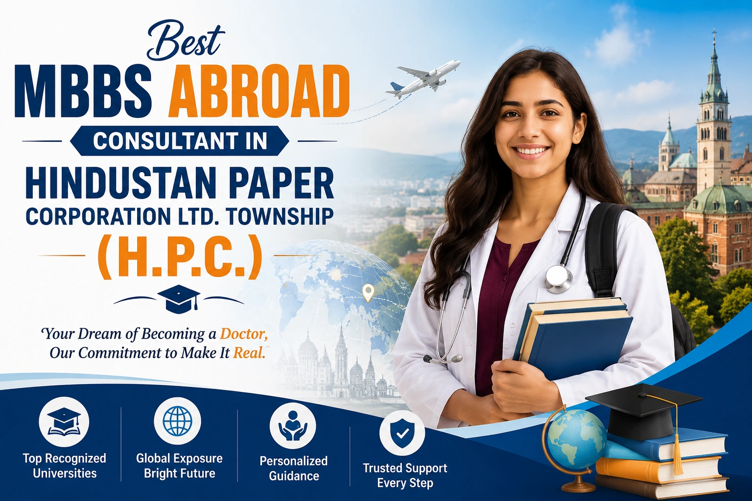 Best MBBS Abroad Consultant in Hindustan Paper Corporation Ltd. Township (H.P.C.)